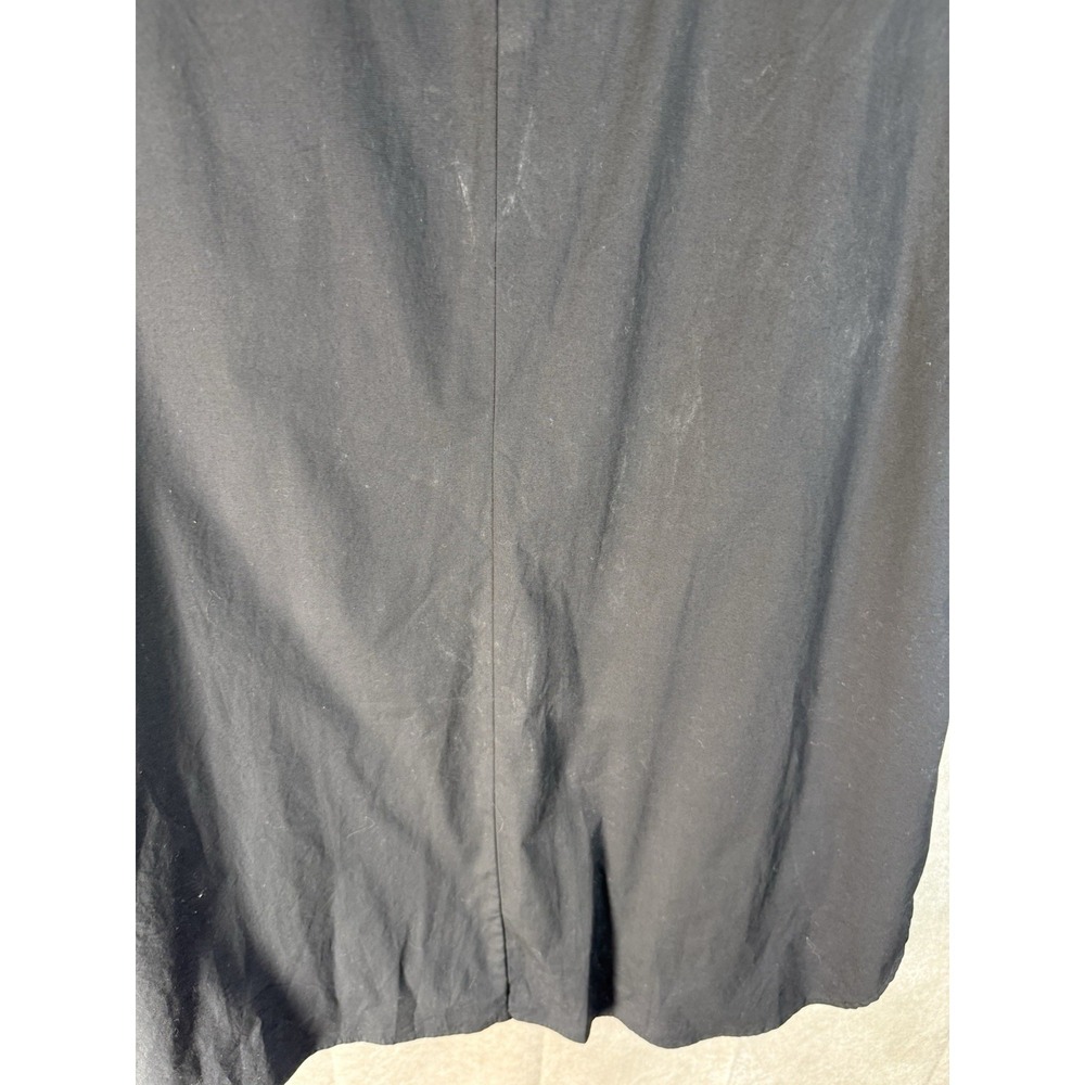 Universal Standard Stretch Poplin Short Sleeve Shirtdress In Black XS 10/12 - Picture 9 of 9